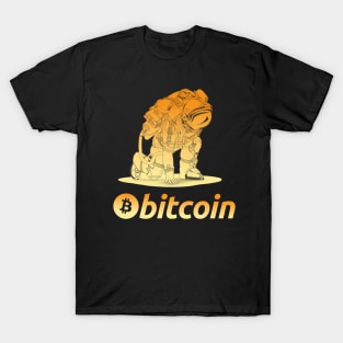 Bitcoin BTC coin Crypto coin Crytopcurrency T-Shirt